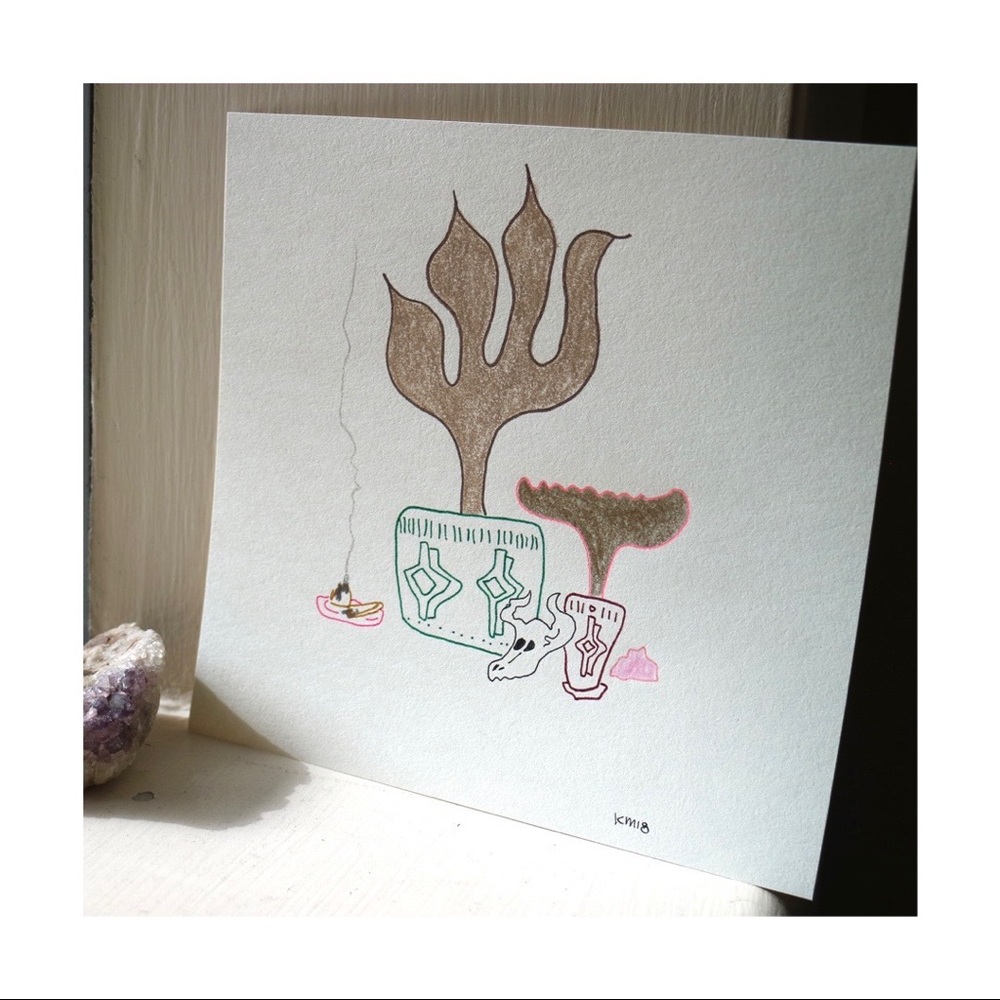 ORIGINAL DRAWING with INK + PENCIL